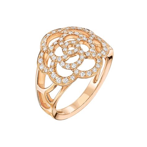 chanel diamond rose ring|Chanel ring price.